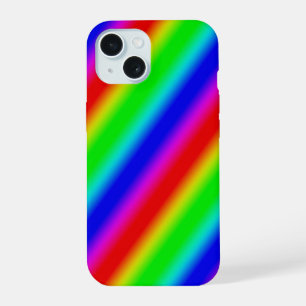 Rainbow Strips - Pattern iPhone 15 Case