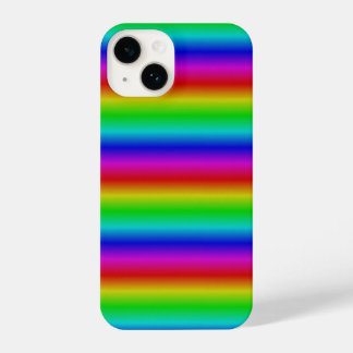 Rainbow Strips - Pattern iPhone 14 Case