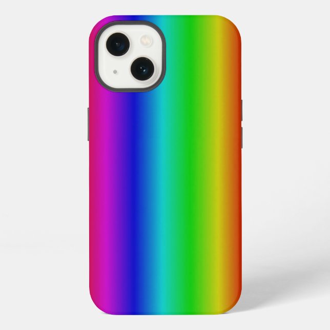 Rainbow Strips - Pattern iPhone Case (Back)