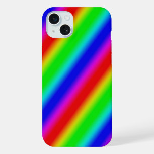 Rainbow Strips - Pattern iPhone 15 Plus Case