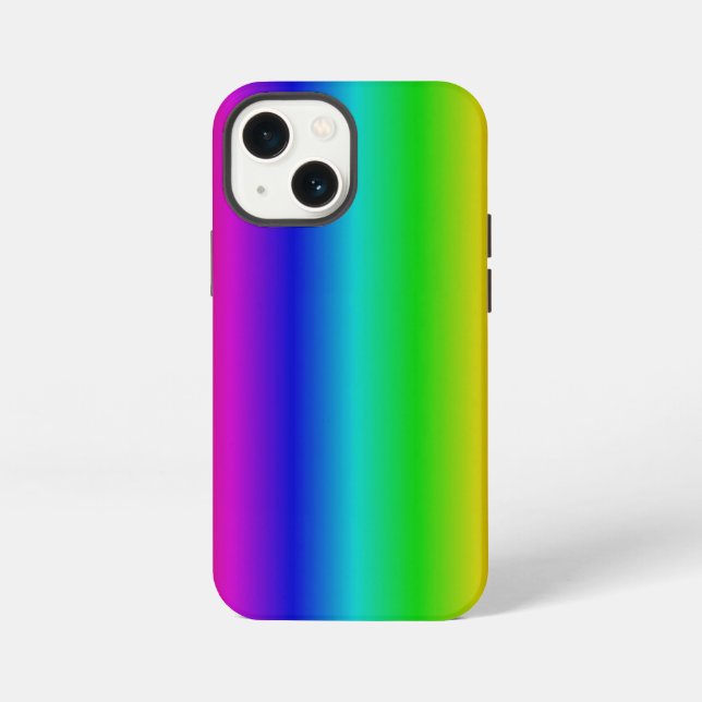 Rainbow Strips - Pattern iPhone Case (Back)