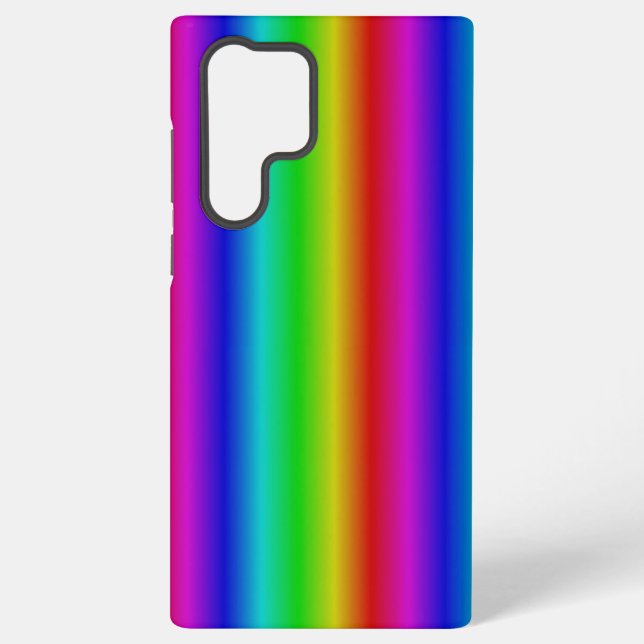 Rainbow Strips - Pattern Samsung Galaxy S22 Ultra Case (Back)