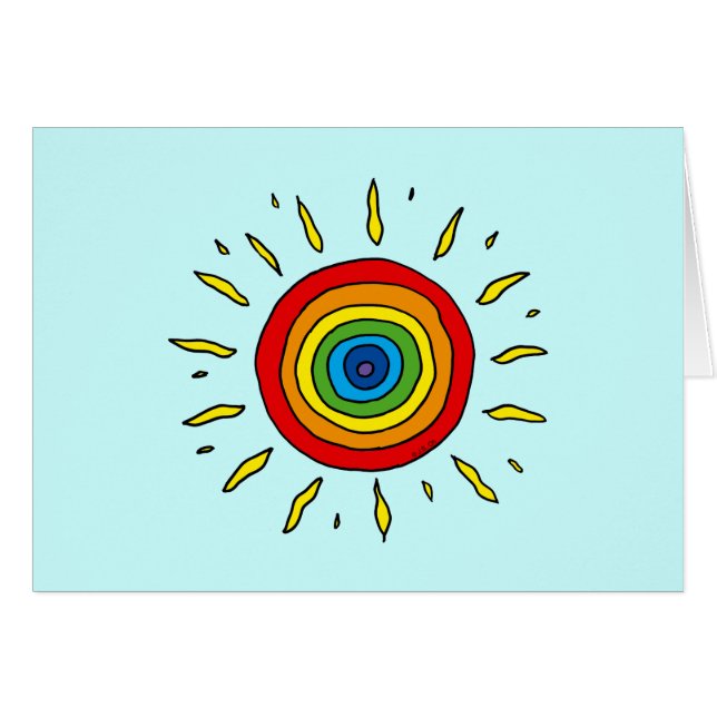 Rainbow sun (Front Horizontal)