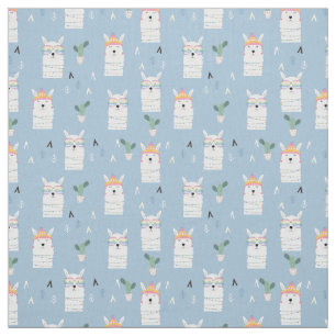 Rainbow Sunglasses Llama Pattern Fabric