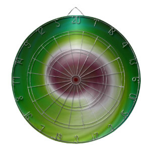 Rainbow Swirl abstract art 6 Dartboard