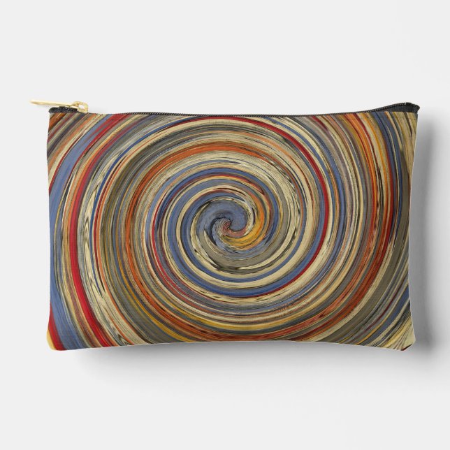 Rainbow Swirl Carry-All Pouch (Front)