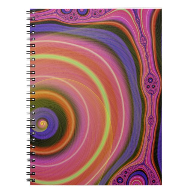 Rainbow Swirl notebook (Front)