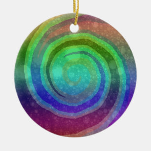 Rainbow Swirl Ornament