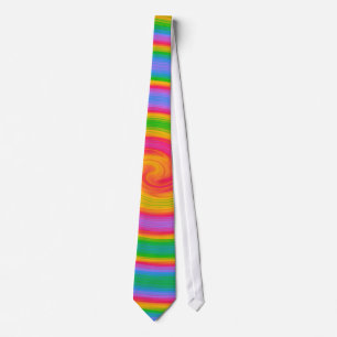 Rainbow Swirl Tie