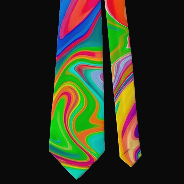 Rainbow swirl tie (Creator Uploaded)