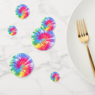 Rainbow Swirl Tie-Dye Confetti