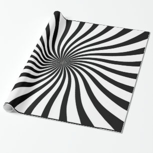 Rainbow swirl wrapping paper