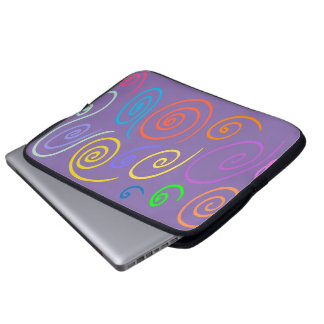 Rainbow Swirls Laptop Sleeve Cover