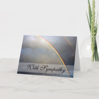 Rainbow Sympathy/Condolence Card