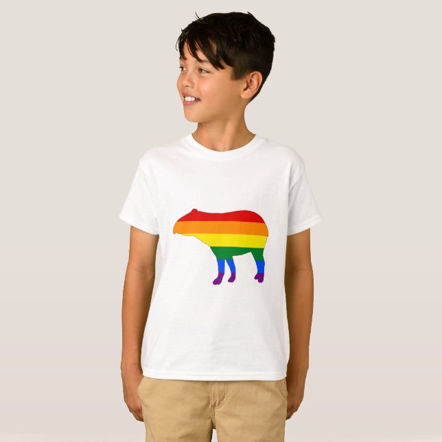 Rainbow Tapir T-Shirt (Front Full)
