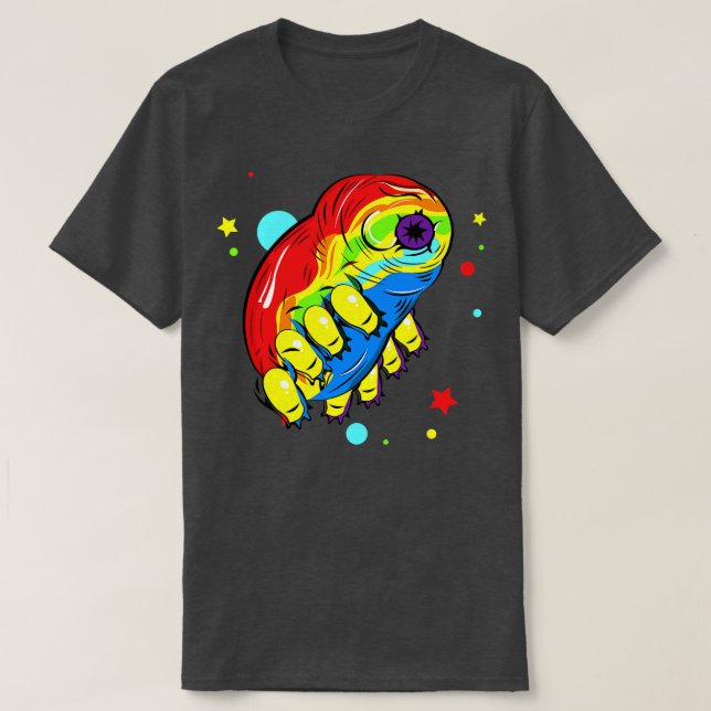 Rainbow Tardigrade T-Shirt (Design Front)