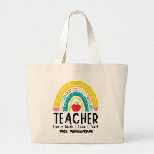 Rainbow Teacher School Supplies