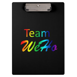 Rainbow Team WeHo Clipboard