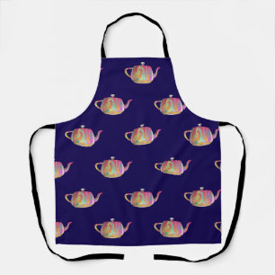 Rainbow Teapot Repeat Housewarming Shower Gift  Apron
