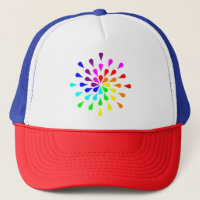 Rainbow teardrops