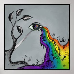 Rainbow Tears Poster