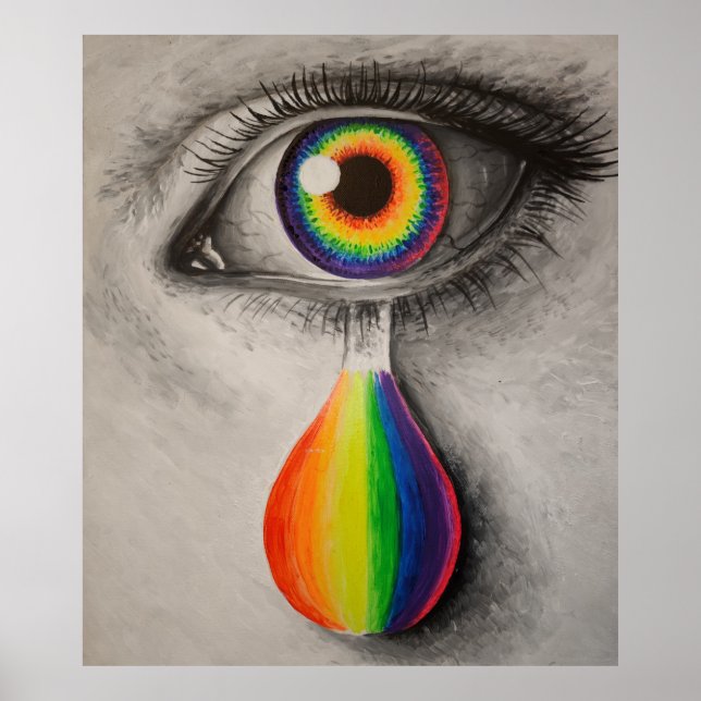 Rainbow tears poster (Front)