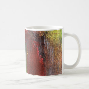 Rainbow Textural Abstract Coffee Mug