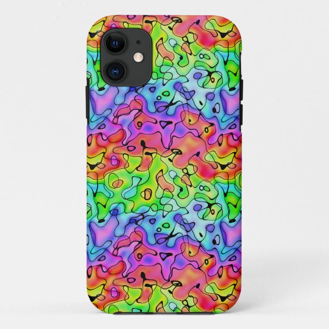Rainbow Texture Case-Mate iPhone Case (Back)