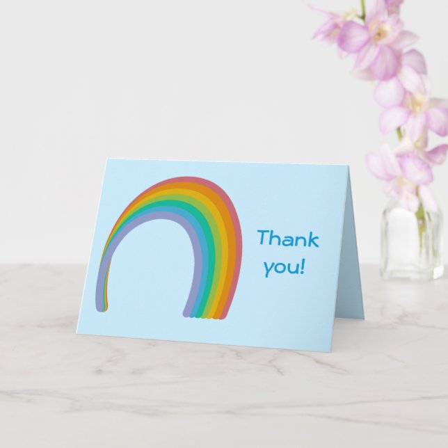 Rainbow Thank You Cards (Orchid)
