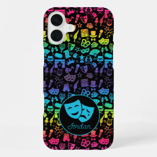 Rainbow Theatre Lover iPhone 16 Plus Case