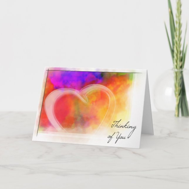 Rainbow-Thinking of you Card (Front)