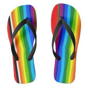 rainbow thongs