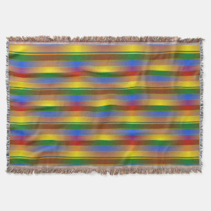 Rainbow Throw Blanket