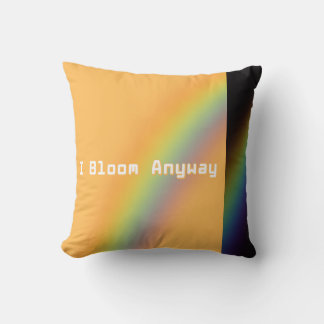 Rainbow throw Pillow