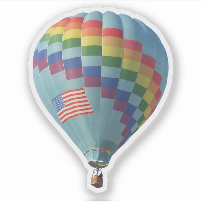 Rainbow Thru Heaven Hot Air Balloon (Front)