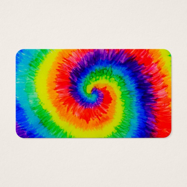 Rainbow Tie-Dye Alcohol Ink (Front)
