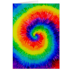 Rainbow Tie-Dye Alcohol Ink Painting