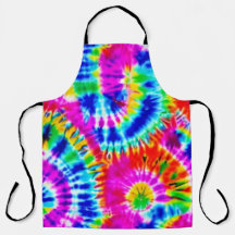 Rainbow Tie Dye Apron