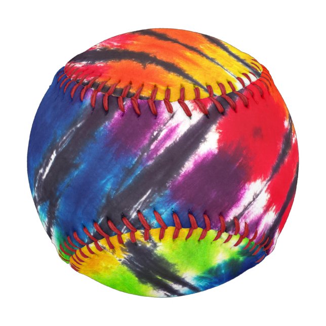 Rainbow Tie-Dye Baseball (Front)