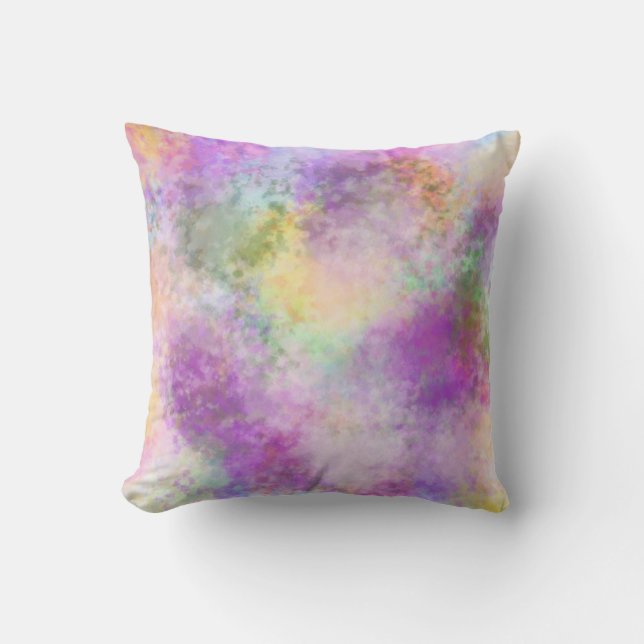 Rainbow Tie Dye Cushion (Front)