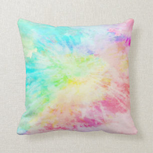 Rainbow Tie Dye Cushion