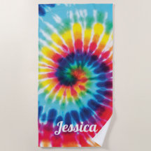 Rainbow Tie Dye Custom Name