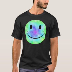 Rainbow Tie Dye Face T-Shirt