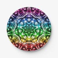 Rainbow Tie Dye Mandala Star Birthday Party