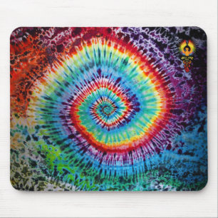 Rainbow Tie Dye Mouse Pad