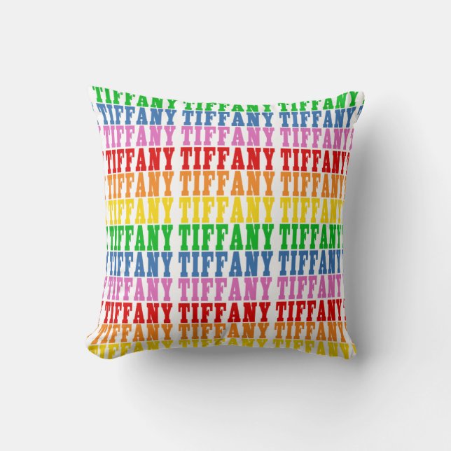 Rainbow Tiffany Cushion (Front)