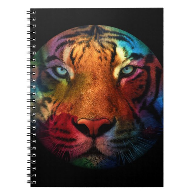 Rainbow Tiger Notebook (Front)