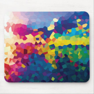 Rainbow Tile Mouse Pad