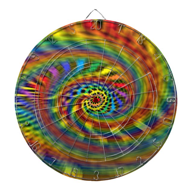 Rainbow Tornado Dartboard (Front)