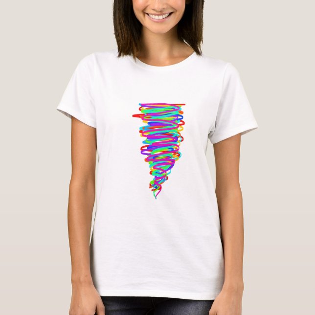 Rainbow Tornado t-shirt (Front)